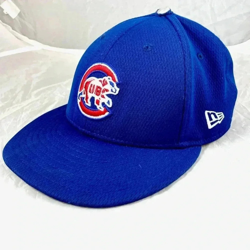 Chicago Cubs Size 7 1/8 New Era 59FIFTY 2020 Spring Training AZ Blue Hat Cap MLB - Picture 6 of 13